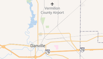 Danville, Illinois map