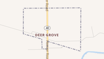 Deer Grove, Illinois map