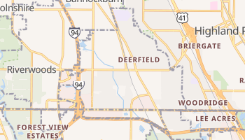 Deerfield, Illinois map