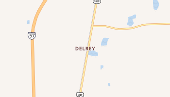 Delrey, Illinois map
