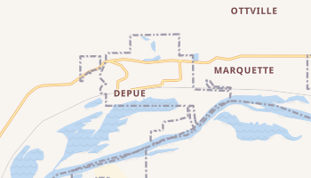Depue, Illinois map