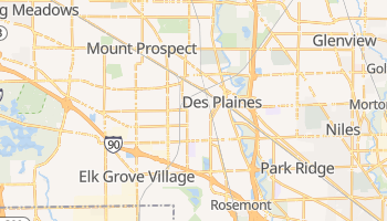 Des Plaines, Illinois map