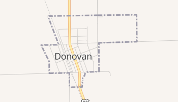 Donovan, Illinois map