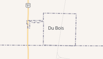 Du Bois, Illinois map