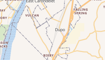 Dupo, Illinois map