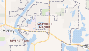 Eastwood Manor, Illinois map