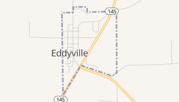 Eddyville, Illinois map