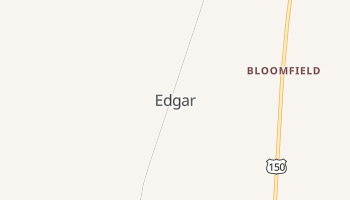 Edgar, Illinois map