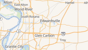 Edwardsville, Illinois map