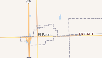 El Paso, Illinois map
