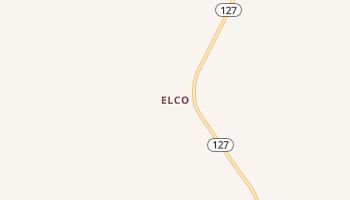 Elco, Illinois map