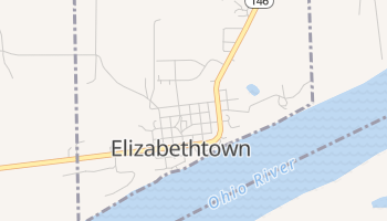 Elizabethtown, Illinois map