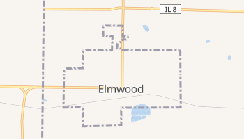 Elmwood, Illinois map