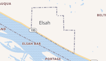 Elsah, Illinois map