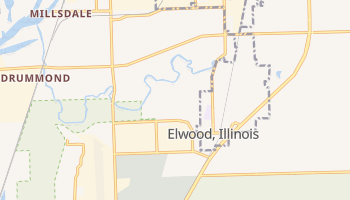 Elwood, Illinois map