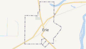 Erie, Illinois map