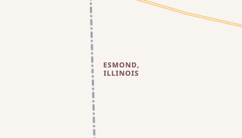 Esmond, Illinois map