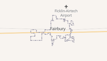 Fairbury, Illinois map