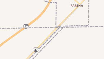 Farina, Illinois map