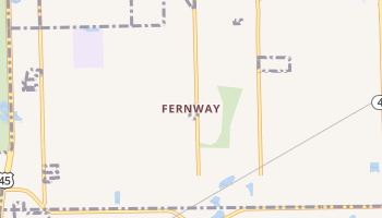 Fernway, Illinois map