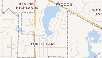 Forest Lake, Illinois map