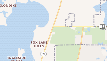 Fox Lake Hills, Illinois map
