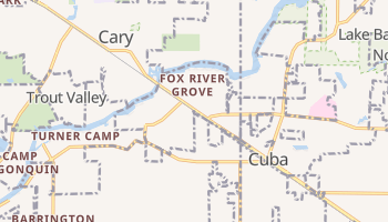 Fox River Grove, Illinois map