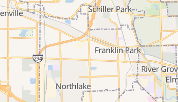 Franklin Park, Illinois map