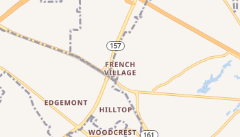 French Village, Illinois map