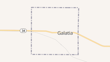 Galatia, Illinois map