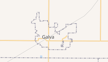 Galva, Illinois map