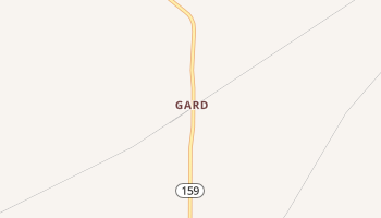 Gard, Illinois map