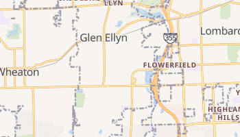 Glen Ellyn, Illinois map
