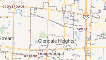 Glendale Heights, Illinois map