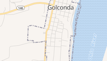 Golconda, Illinois map