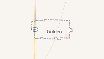 Golden, Illinois map