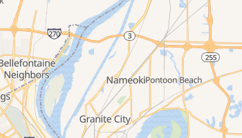 Granite City, Illinois map