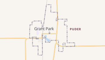 Grant Park, Illinois map