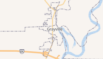 Grayville, Illinois map
