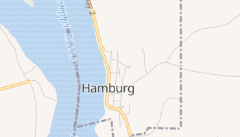 Hamburg, Illinois map