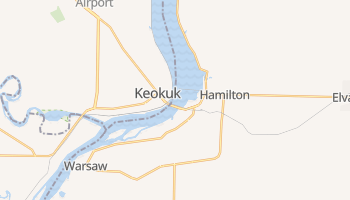 Hamilton, Illinois map