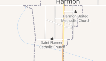 Harmon, Illinois map
