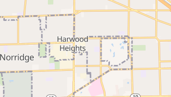 Harwood Heights, Illinois map