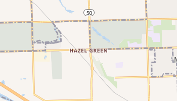 Hazel Green, Illinois map