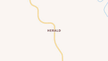 Herald, Illinois map