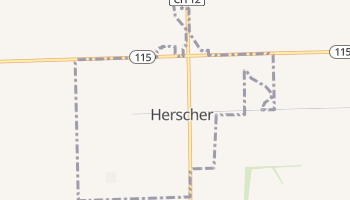 Herscher, Illinois map