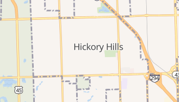 Hickory Hills, Illinois map