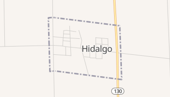 Hidalgo, Illinois map