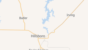Hillsboro, Illinois map
