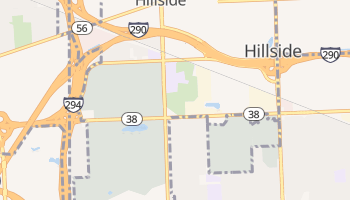 Hillside, Illinois map